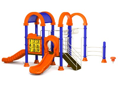 Parque de atracciones pequeño parque de atracciones al aire libre tobogán piezas de diapositivas TQ-ZLJ1174